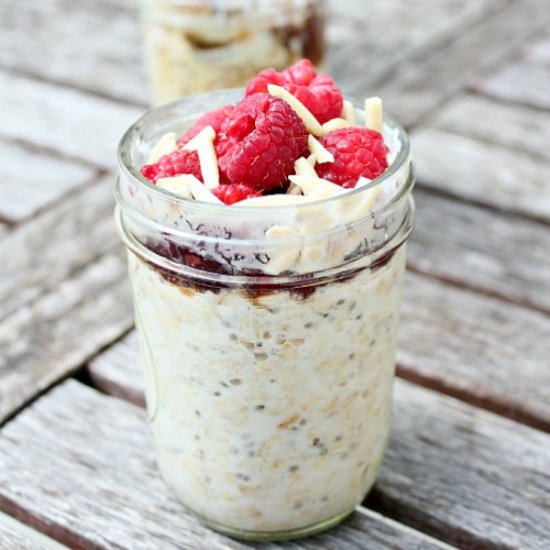 Raspberries N’ Cream Oatmeal