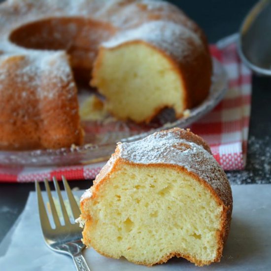 Whipping Cream Pound Cake