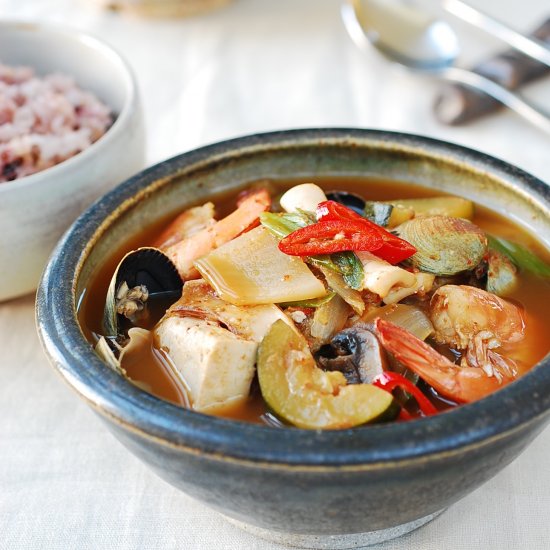 Seafood Doenjang Jjigae