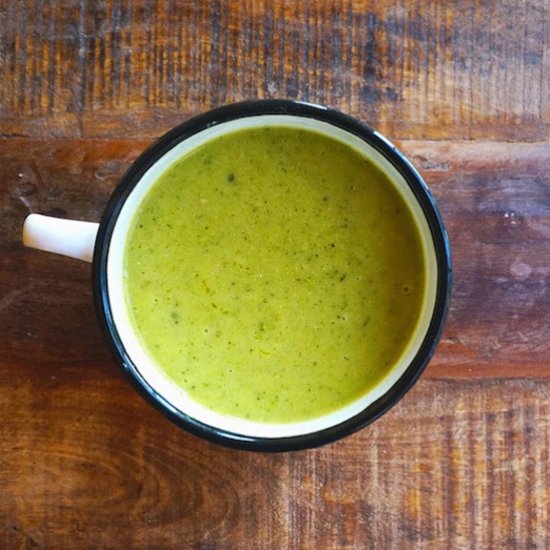 Broccoli, Leek, And Chickpea Soup