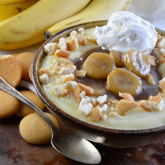 Caramelized Banana Pudding