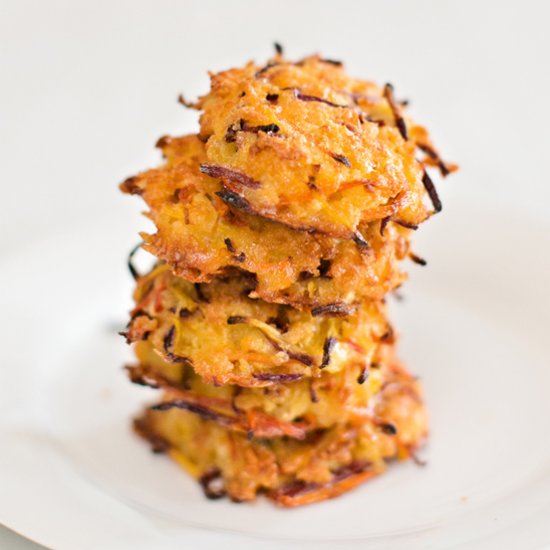 Panko Carrot Cheddar Patties