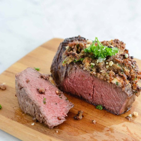 Blue Cheese Crusted Filet