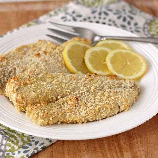 Parmesan crusted tilapia