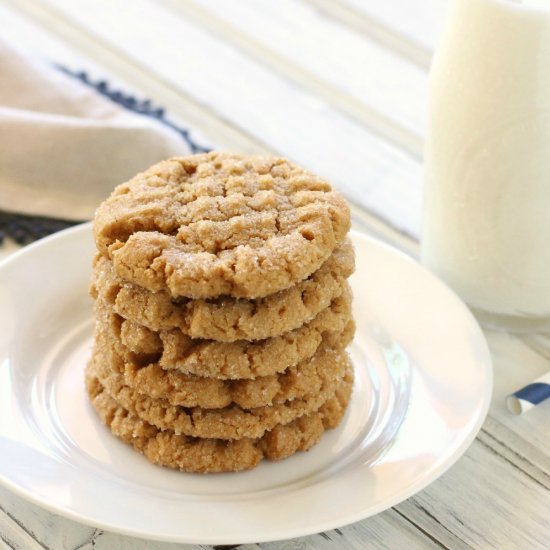 Flourless Peanut Butter Cookies