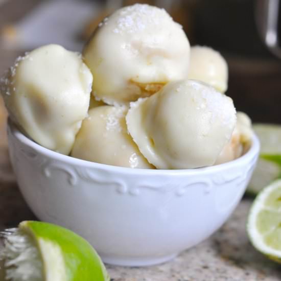 Salted Margarita Truffles