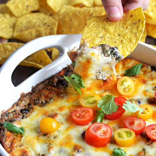 Black Bean Spinach Dip