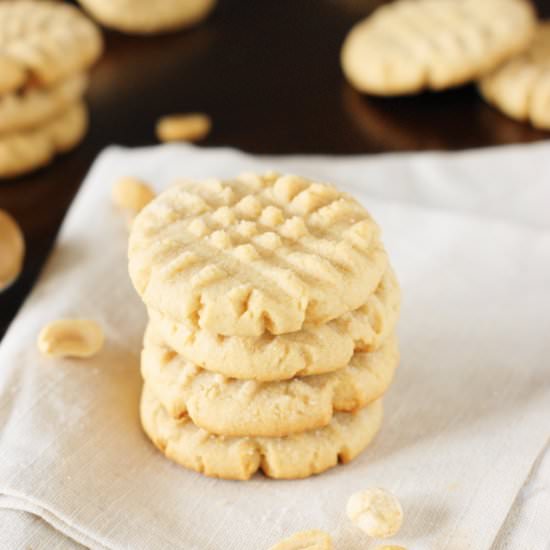 Old-Fashioned Peanut Butter Cookies