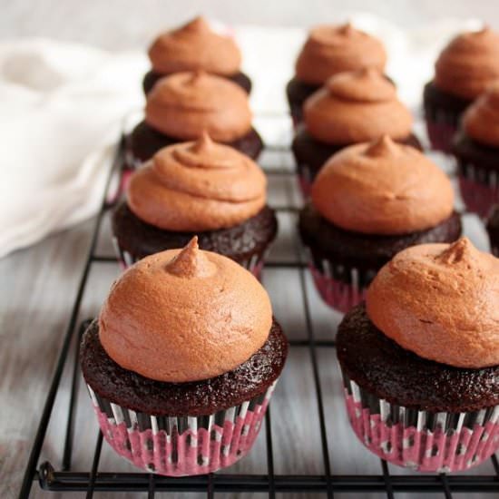 Double Chocolate Cupcakes