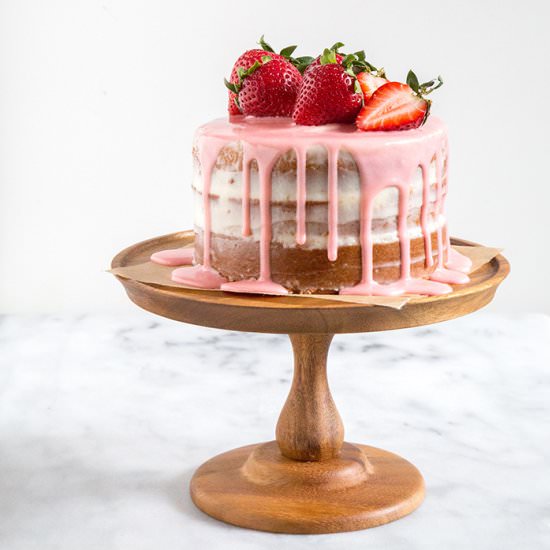 Strawberry Vanilla Cake