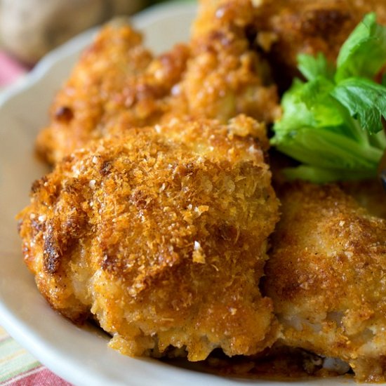 Golden Crusted Baked Chicken