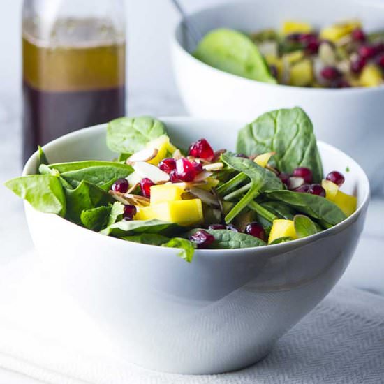 Pomegranate Mango Antioxidant Salad