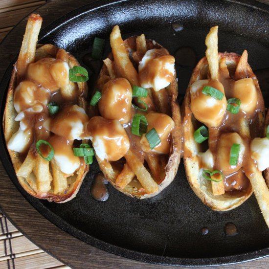 Poutine Potato Skins