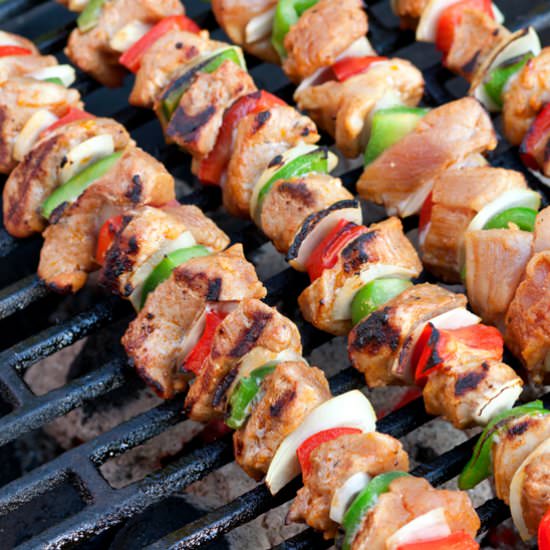 Mexican Pork Skewers