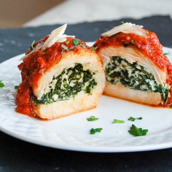 Spinach Stuffed Chicken