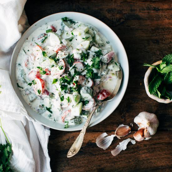 Cucumber-Yogurt Salad