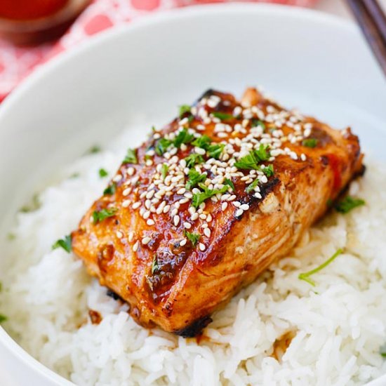 Honey Sriracha Salmon