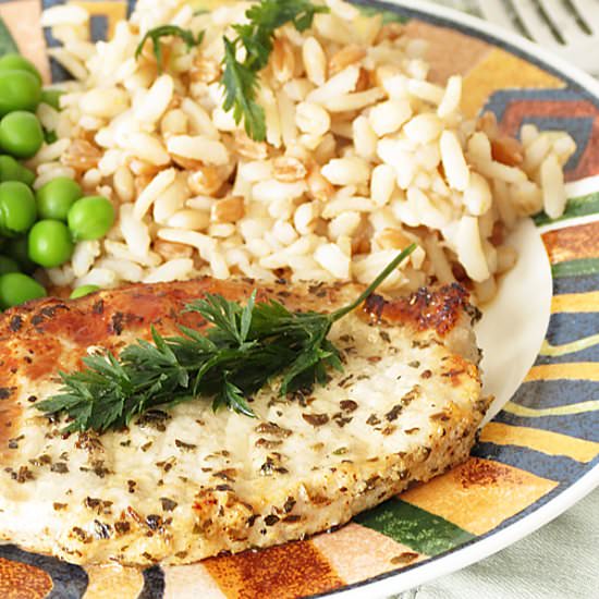 Lemon Basil Pork Chop