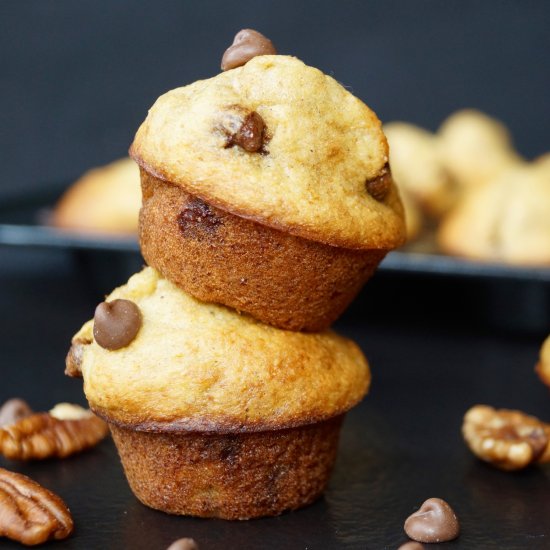 Mini Banana Bread Muffins