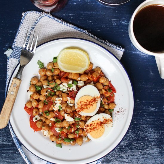 Egyptian Spiced Chickpeas