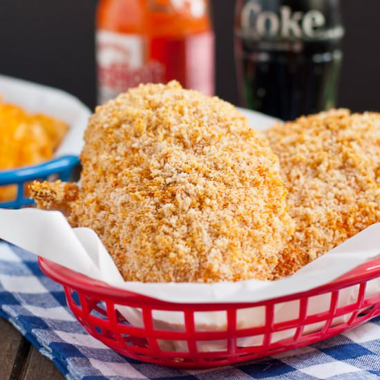 Panko Oven Fried Chicken