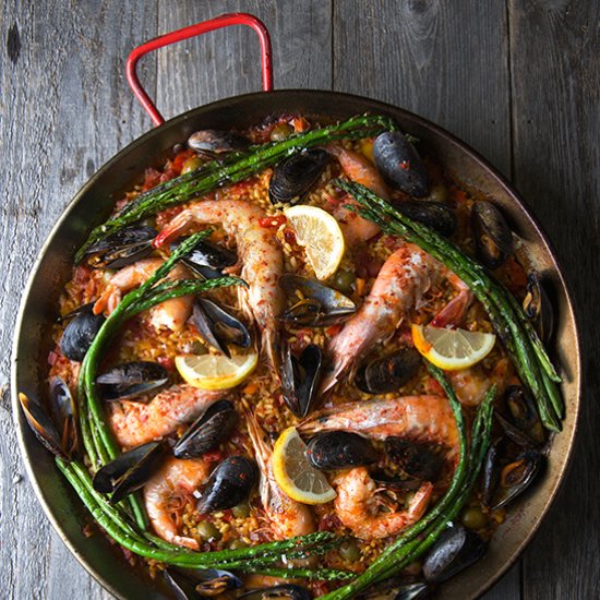 Seafood Paella Valenciana