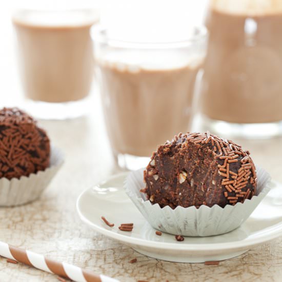 Chocolate Nut Truffle Balls