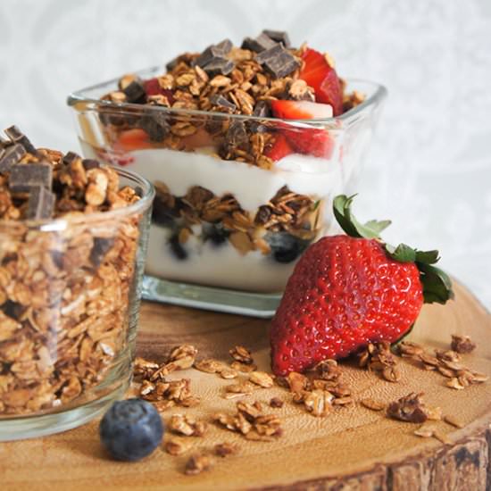 Homemade Chocolate Granola