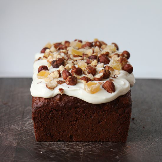 Parsnip, Hazelnut and Ginger Cake