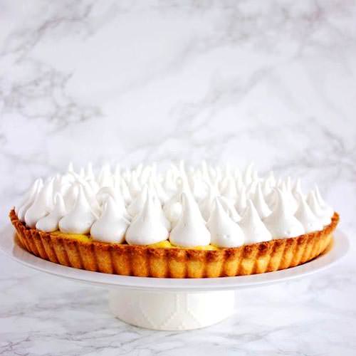 Meyer Lemon Honey Meringue Tart