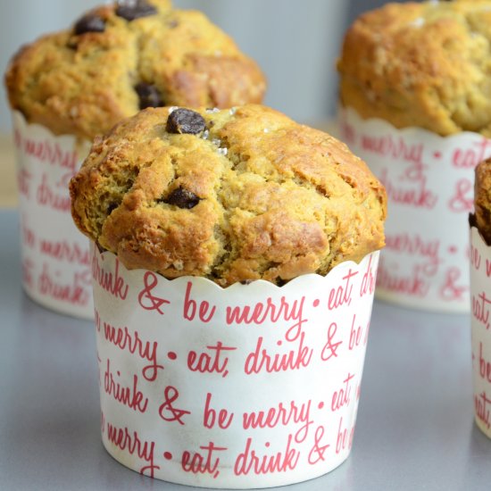 Peanut Butter Chocolate Muffins