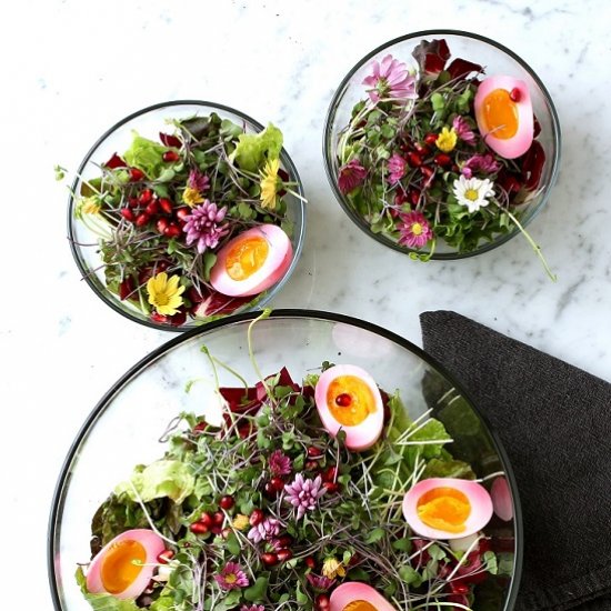 Microgreens with Edible Flowers