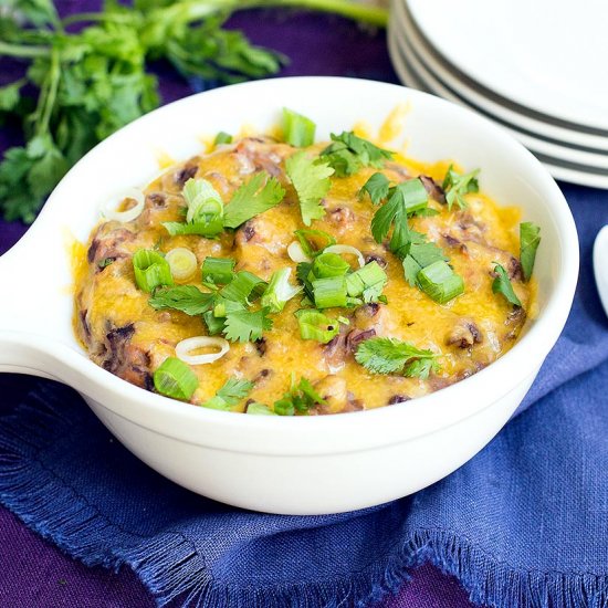 Baked Salsa Bean Dip