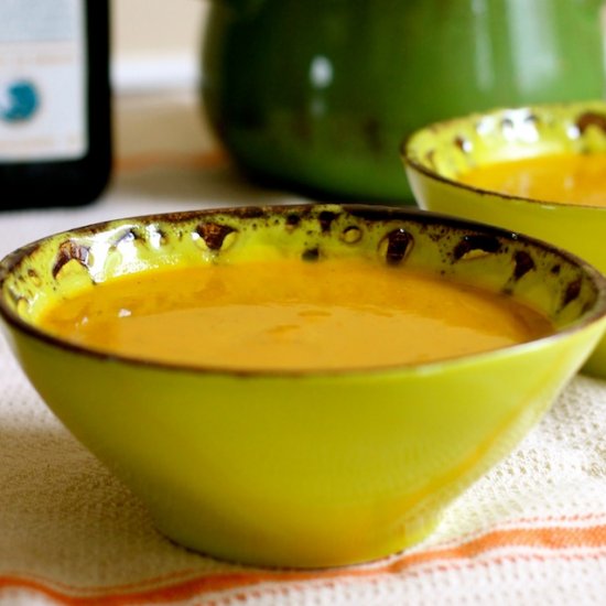 Ginger Carrot Cream Soup