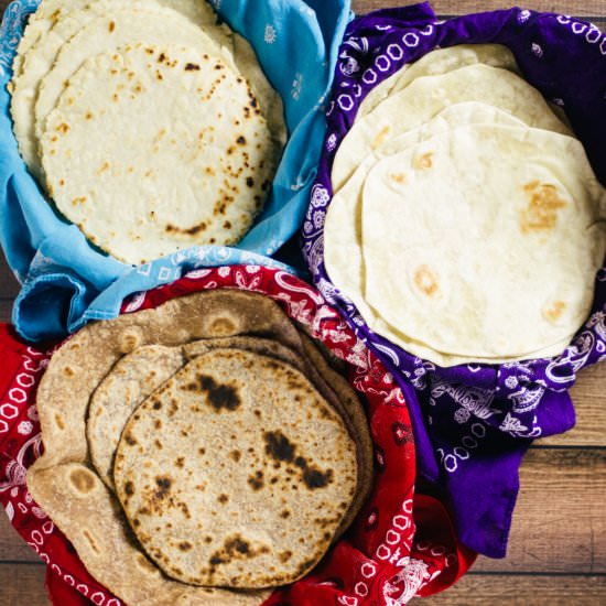 Tortillas Three Ways