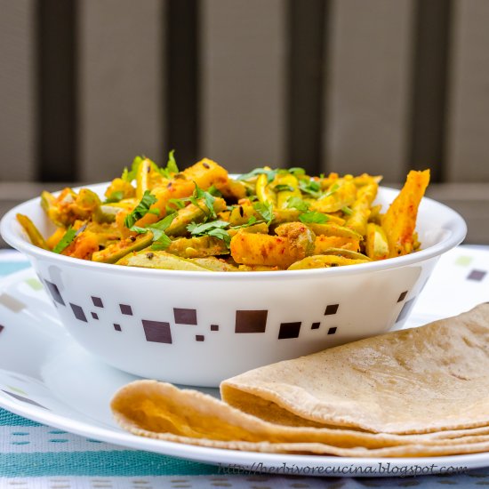 Aloo Tindoda Ivy Gourd Stir-Fry