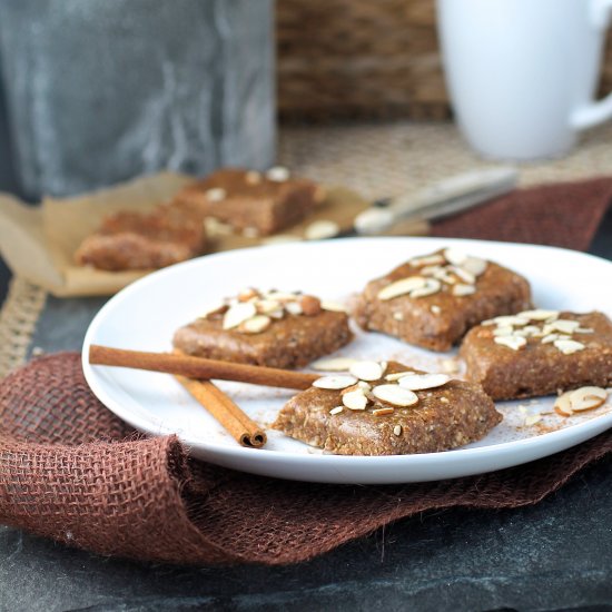 Spiced Ginger Raw Bars