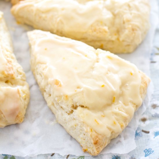 Orange Cream Scones