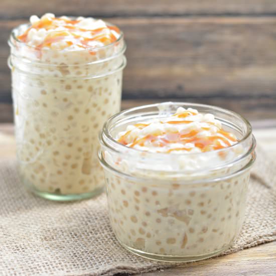 Caramel Tapioca Pudding