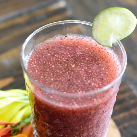 Chia Seed Strawberry Lemonade