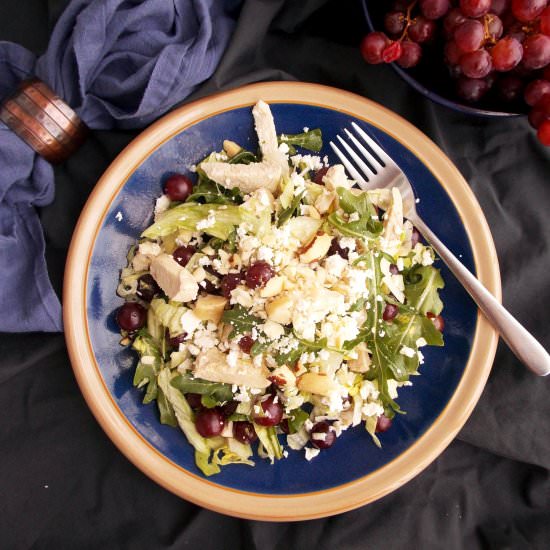 Chicken, Grapes and Feta Salad