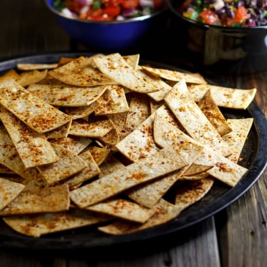 Oven Baked Tortilla Chips