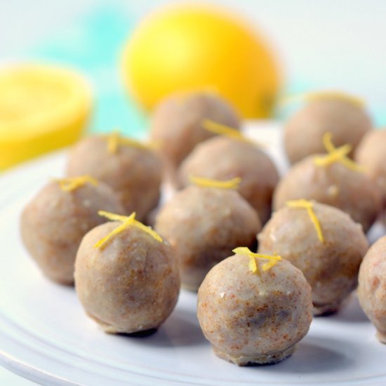 White Chocolate Lemon-Cashew Bites