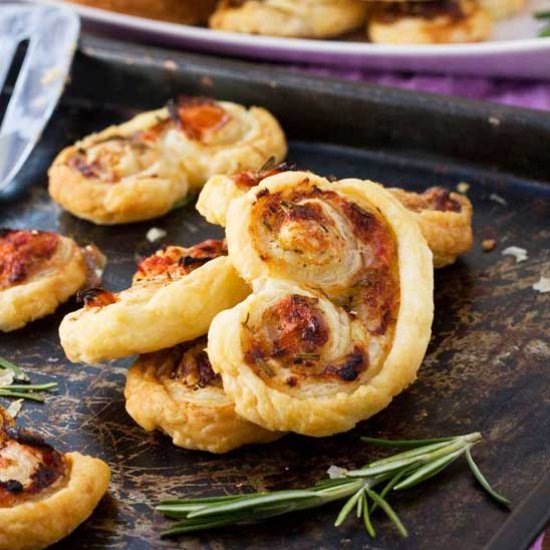 Sun-dried Tomato & Parmesan Palmier