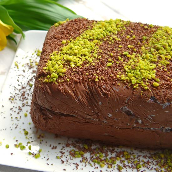 Chocolate and Pistachio Semifreddo