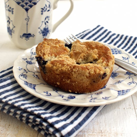 Mini Blueberry Coffee Cakes