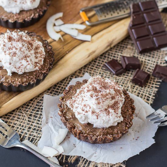 Mexican Chocolate Lime Pudding Tart