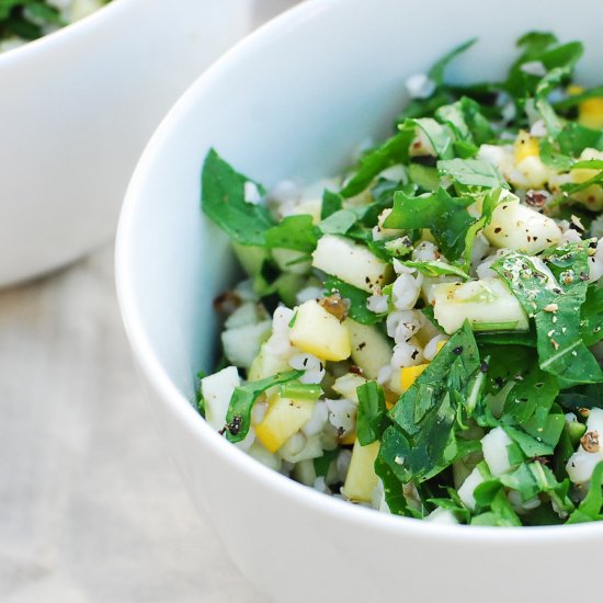 Buckwheat, Zucchini + Rocket Salad