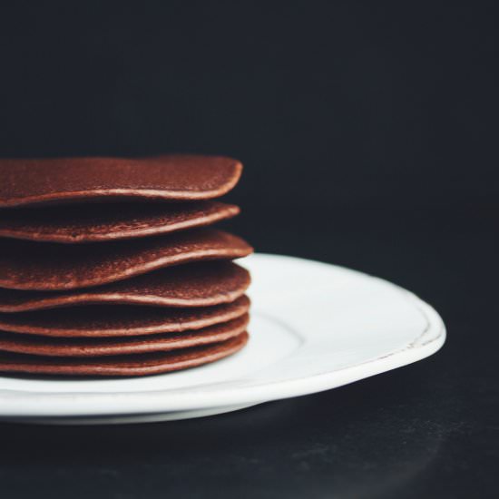 Gluten Free Chocolate Pancakes