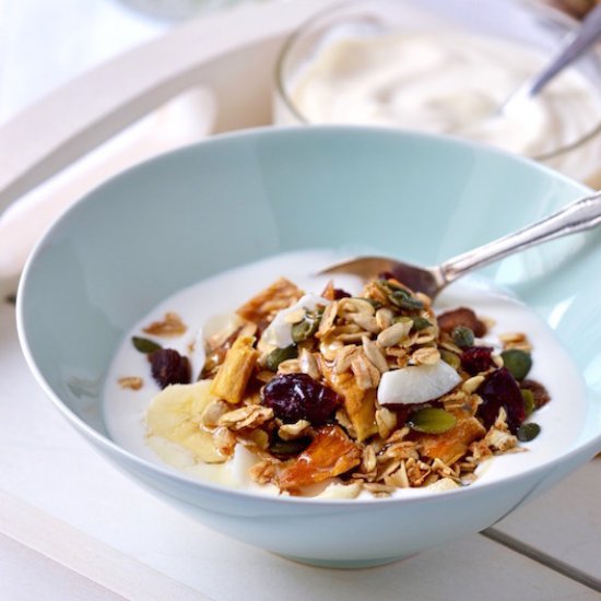 Crunchy Tropical Granola